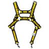 BDSMaster Harnais en néoprène Neo Chest Noir-Jaune